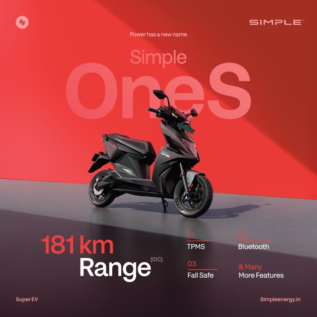 Simple OneS Electric Scooter at competitive&nbsp;Price