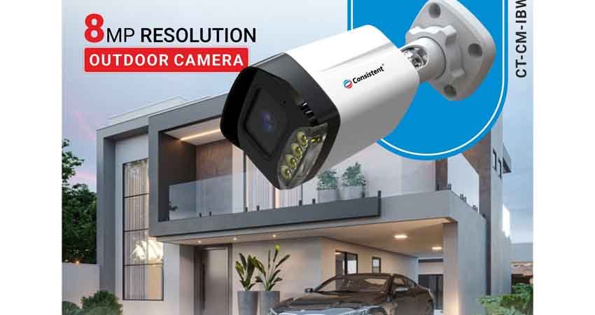 Consistent Introduces 8MP IP Colour Outdoor Camera 