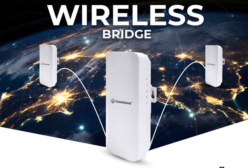 Consistent Launches Wireless Bridge with 1Km&nbsp;Range