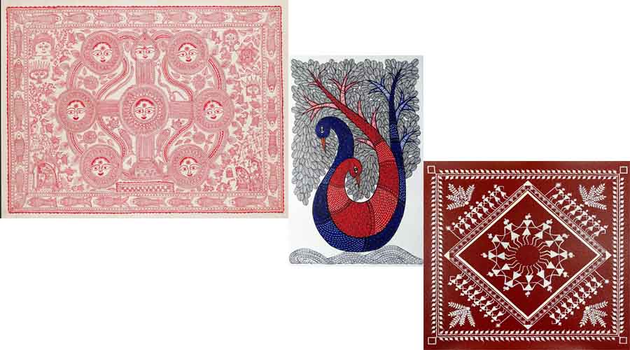 Mithila, Warli, Gond Art on Display at Sunder&nbsp;Nursery