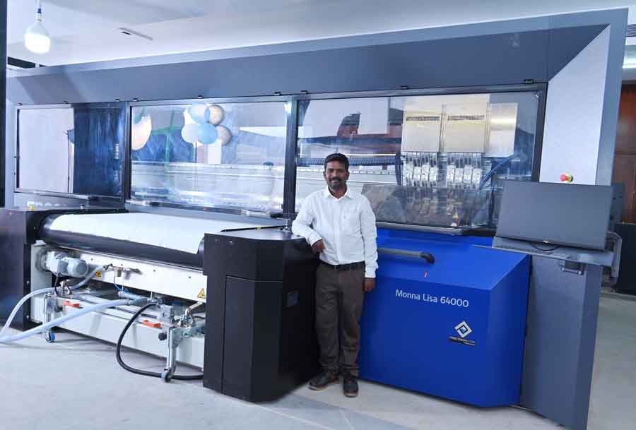 Epson Installs Monna Lisa 64000 Printer at Priyadharshini Designs,&nbsp;Karur
